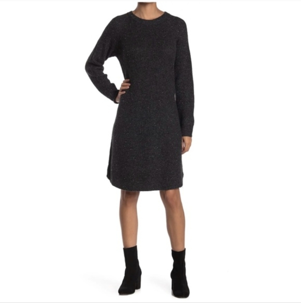 Madewell Curved Hem Sweater Dress